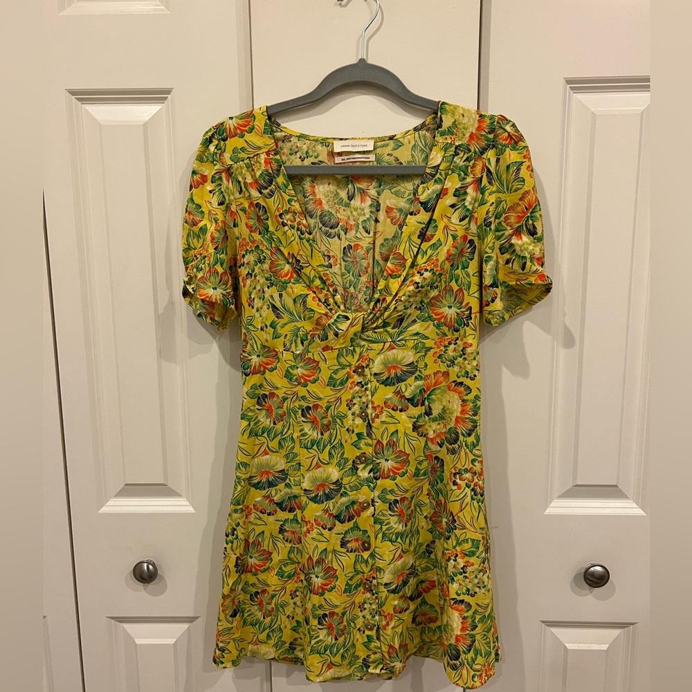 Bright pattern summer dress